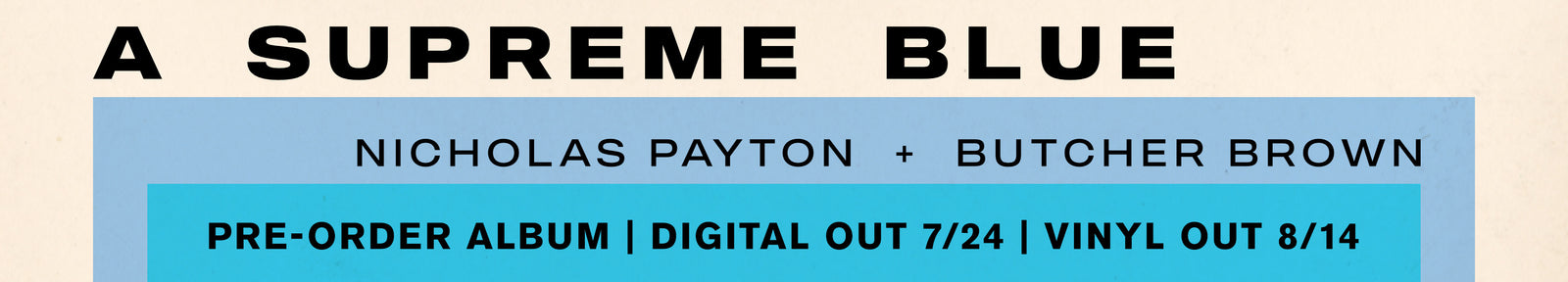 Butcher Brown Album Banner